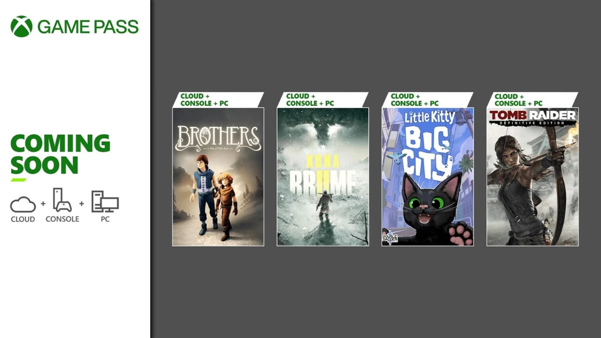 Tomb Raider: Definitive Edition и Brothers: A Tale of Two Sons появятся в Game Pass в мае Tomb Raider: Definitive Edition и Brothers: A Tale of Two Sons появятся в Game Pass в мае