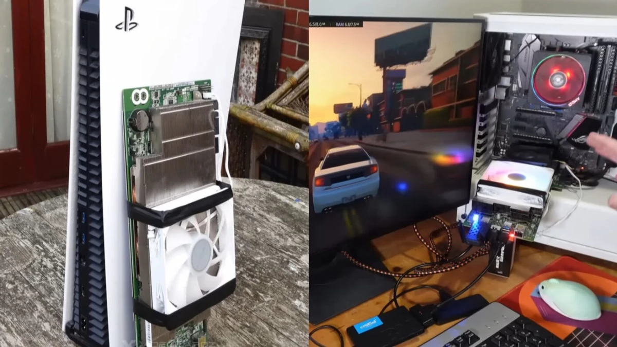 Энтузиасты превратили плату для майнинга на чипе от PS5 в игровой ПК за $120