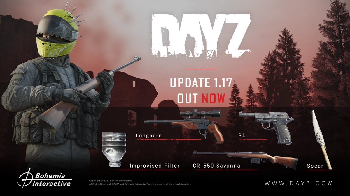 Для DayZ вышло обновление 1.17 Для DayZ вышло обновление 1.17