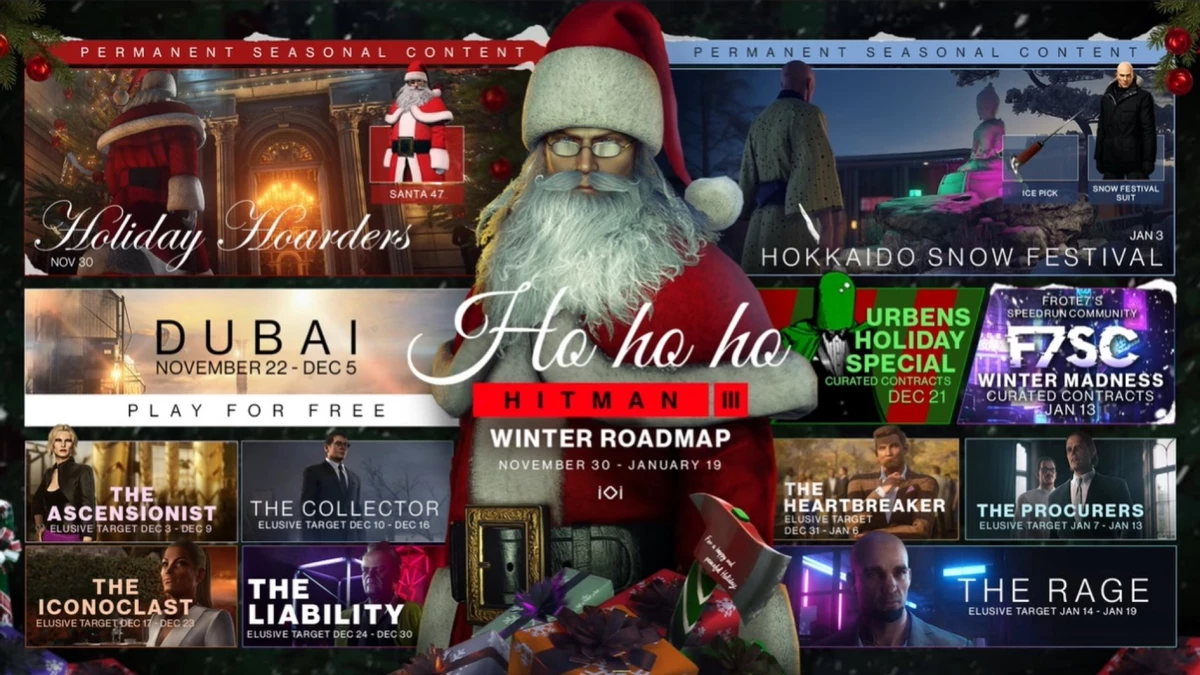 Новый сезонный контент и возвращение Неуловимых целей ждет Hitman 3 в ближайшие недели Новый сезонный контент и возвращение Неуловимых целей ждет Hitman 3 в ближайшие недели