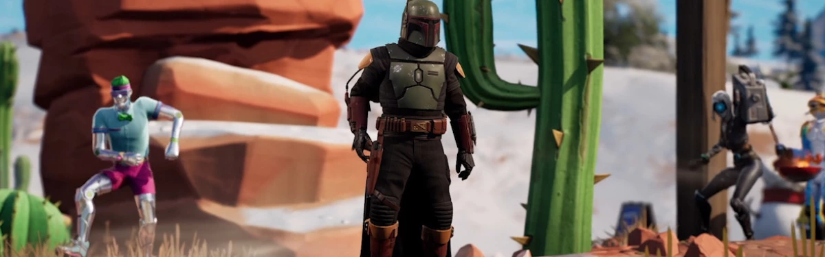Боба Фетт прибыл на остров Fortnite Боба Фетт прибыл на остров Fortnite
