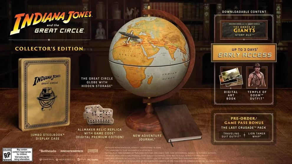 Коллекционное издание и минимальные системные требования Indiana Jones and the Great Circle Коллекционное издание и минимальные системные требования Indiana Jones and the Great Circle