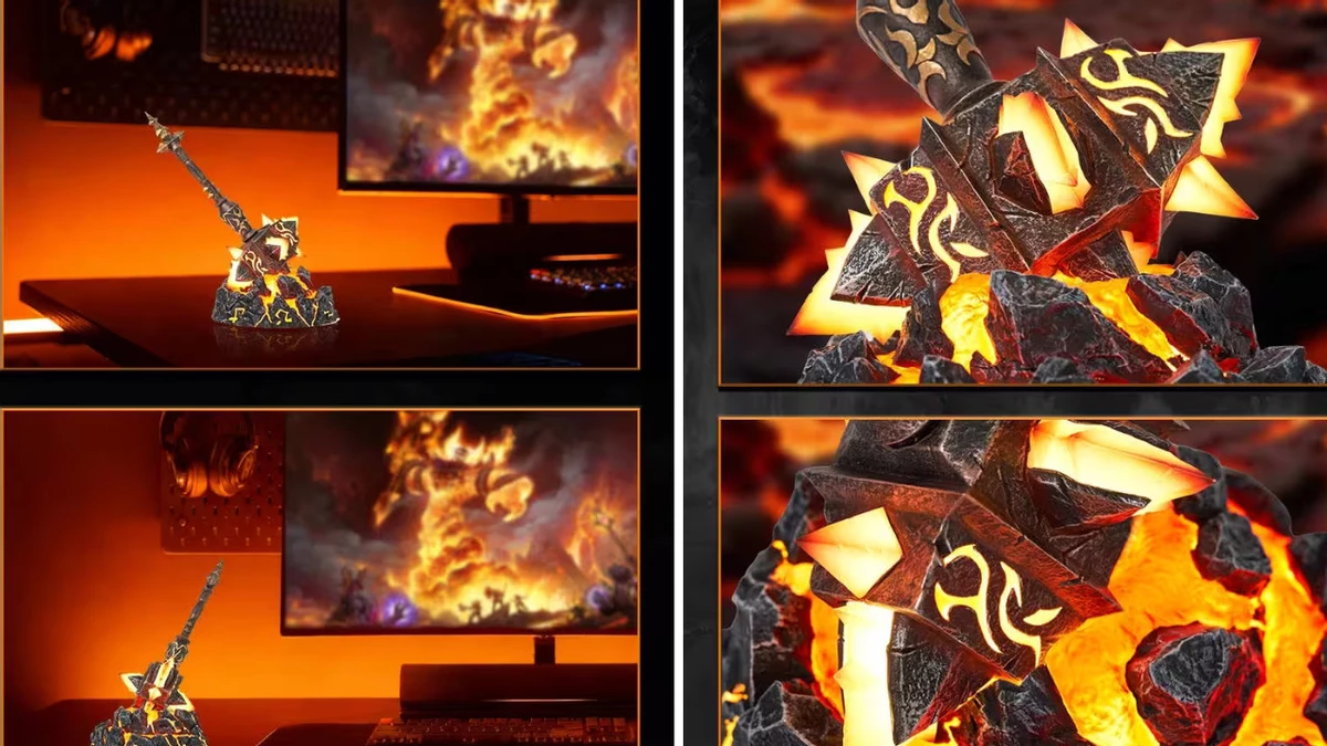 Blizzard предлагает купить реплику молота Сульфураса из World of Warcraft