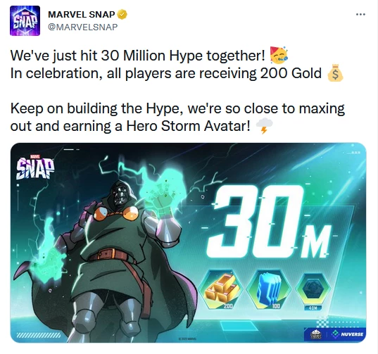 Количество установок ККИ Marvel Snap достигло 30 миллионов Количество установок ККИ Marvel Snap достигло 30 миллионов
