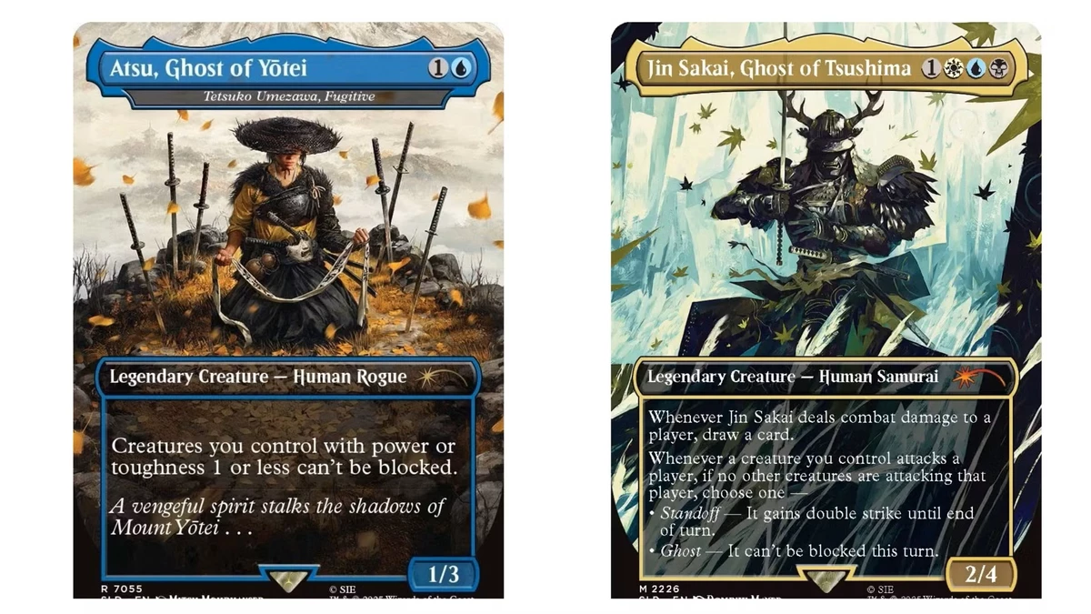 В ККИ Magic: The Gathering появилась карта Ацу из Ghost of Yotei