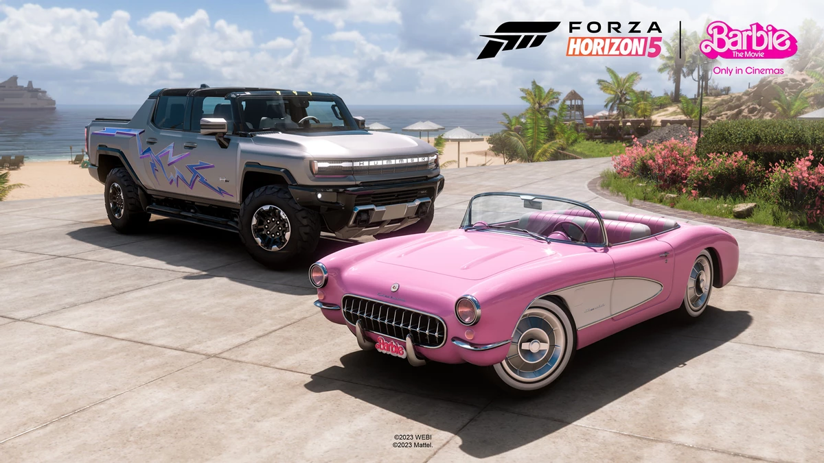 В Forza Horizon 5 добавили автомобили из «Барби» В Forza Horizon 5 добавили автомобили из «Барби»