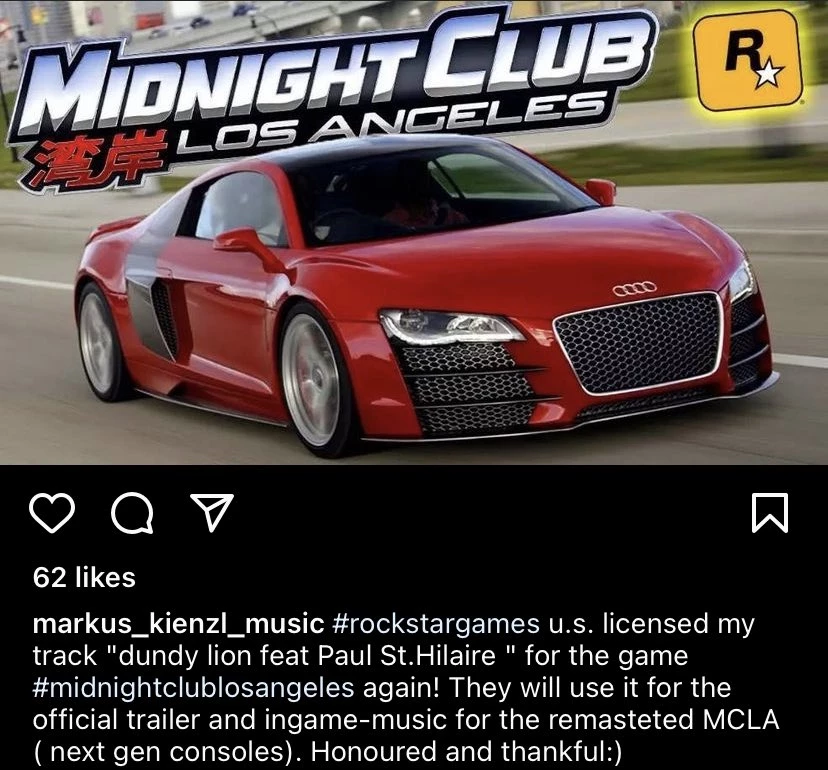 Rockstar Games может разрабатывать ремейк Midnight Club: Los Angeles Rockstar Games может разрабатывать ремейк Midnight Club: Los Angeles