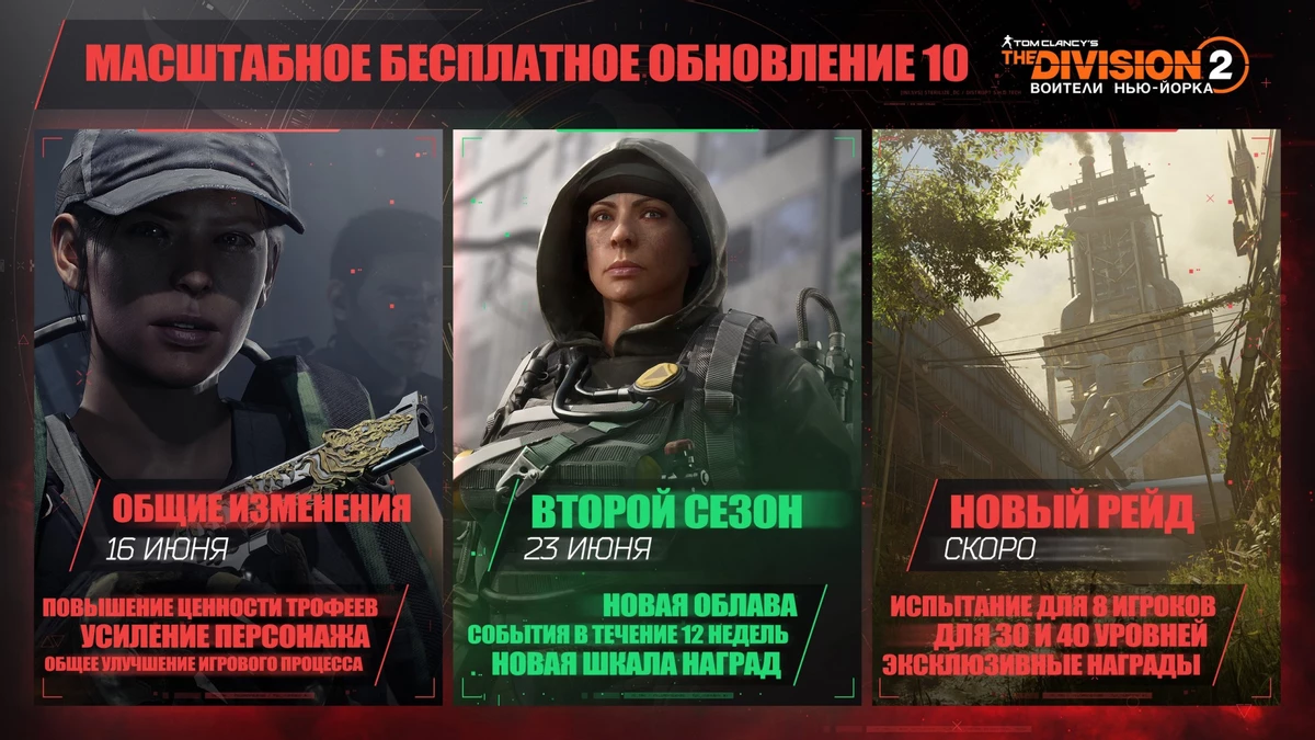 Tom Clancy’s The Division 2 - В середине июня выйдет крупный контентный патч Tom Clancy’s The Division 2 - В середине июня выйдет крупный контентный патч