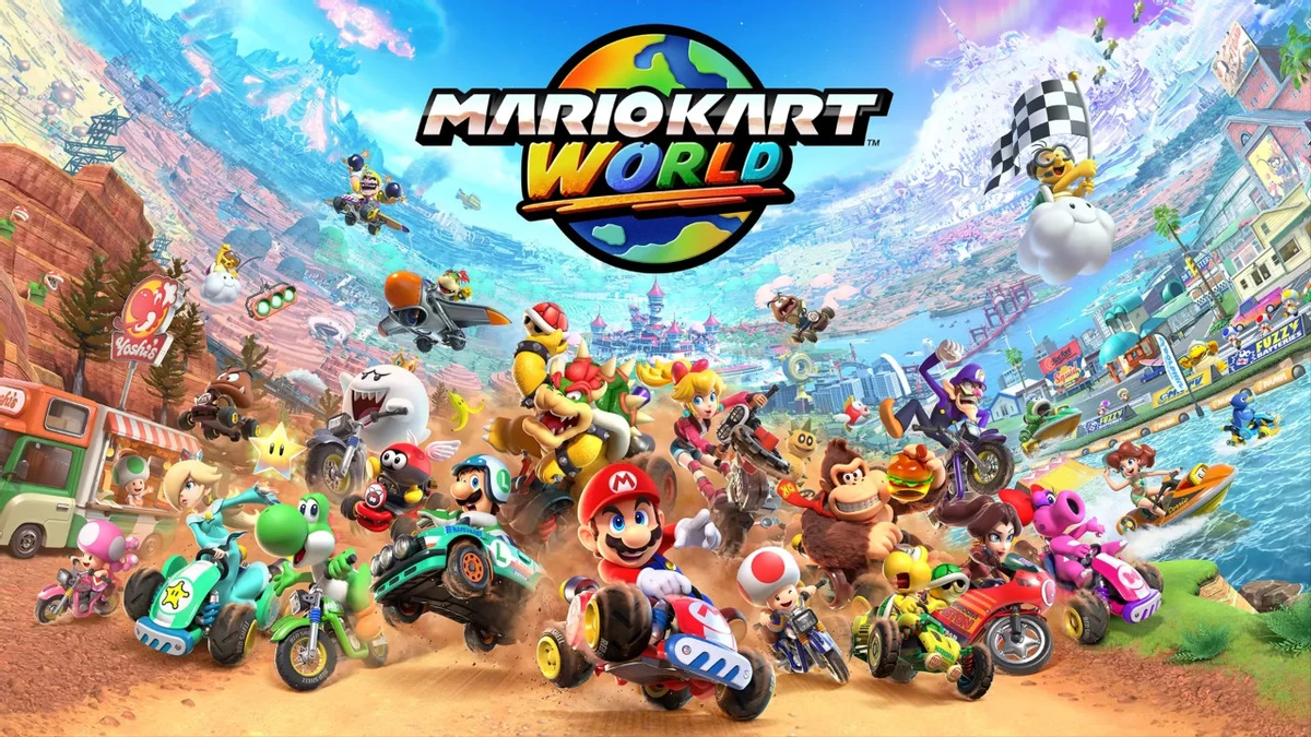 Детские гонки за 90 баксов — Nintendo показала геймплей Mario Kart World