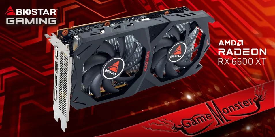 Biostar представляет свою версию AMD Radeon RX 6600 XT Biostar представляет свою версию AMD Radeon RX 6600 XT