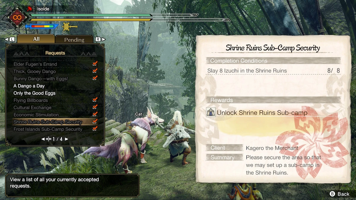 Как открыть все дополнительные лагеря в Monster Hunter Rise Как открыть все дополнительные лагеря в Monster Hunter Rise