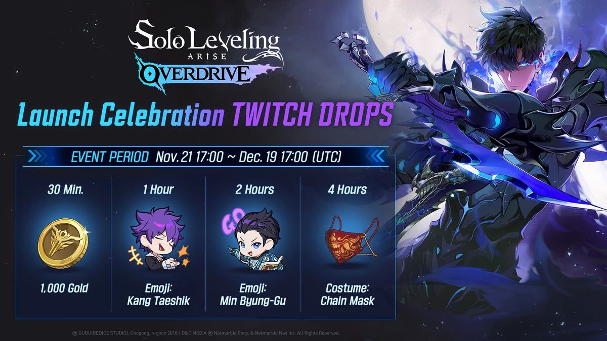 В Solo Leveling: ARISE OVERDRIVE пустили первых игроков, Twitch Drops тоже запустили