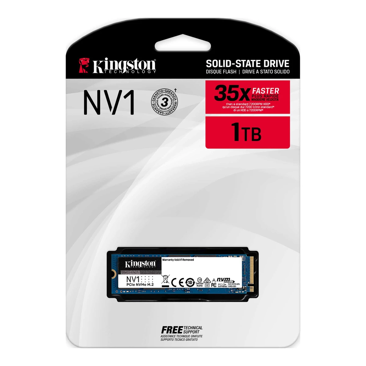 Обзор твердотельного накопителя Kingston NV1 NVMe PCIe Обзор твердотельного накопителя Kingston NV1 NVMe PCIe