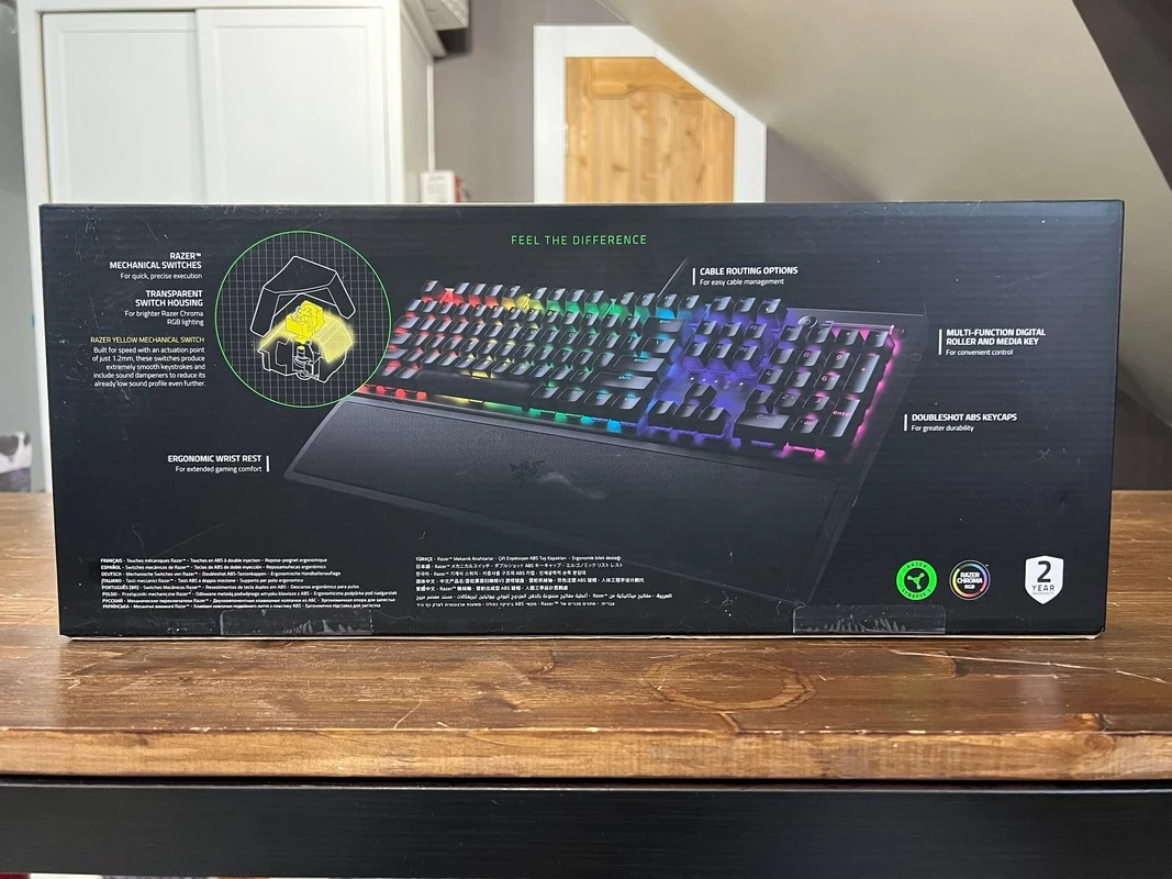 Обзор игровой клавиатуры Razer BlackWidow V3 (Yellow Switch) Обзор игровой клавиатуры Razer BlackWidow V3 (Yellow Switch)