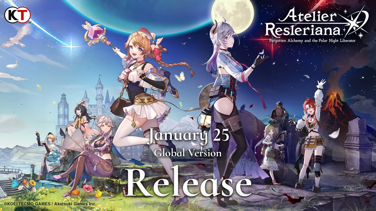 А вот и дата релиза JRPG Atelier Resleriana для ПК и мобильных А вот и дата релиза JRPG Atelier Resleriana для ПК и мобильных