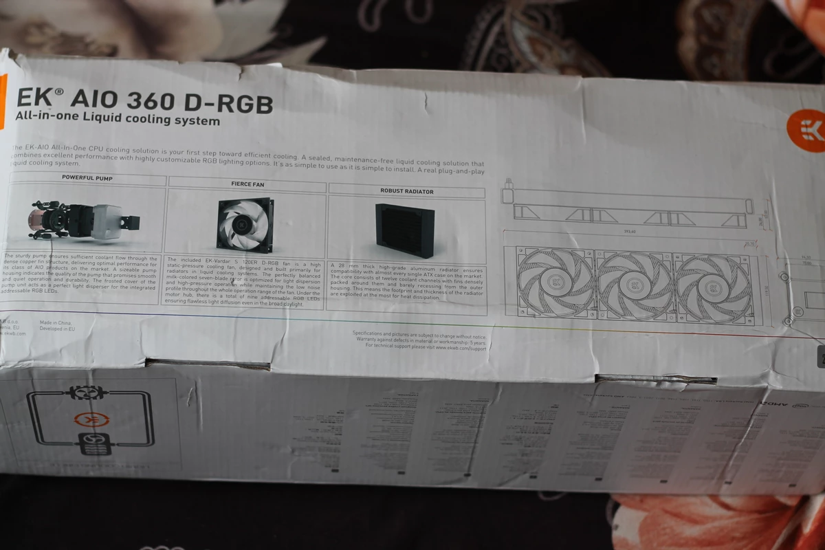 Обзор СЖО EKWB EK-AIO 360 D-RGB Обзор СЖО EKWB EK-AIO 360 D-RGB