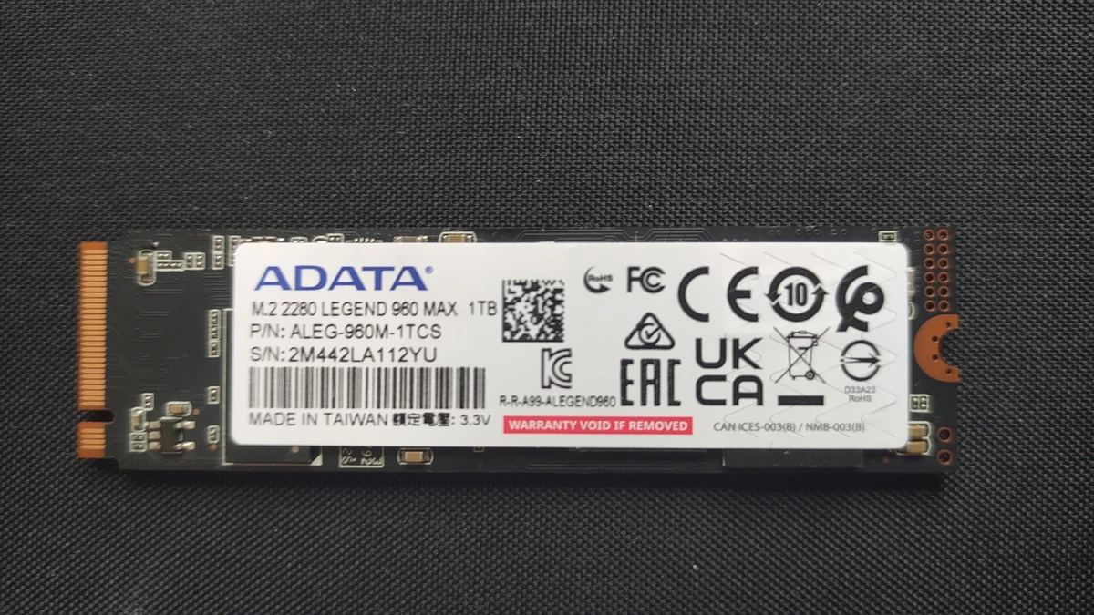 ADATA LEGEND 960 MAX 1 TB — быстрый и доступный SSD для ПК и PlayStation 5 ADATA LEGEND 960 MAX 1 TB — быстрый и доступный SSD для ПК и PlayStation 5