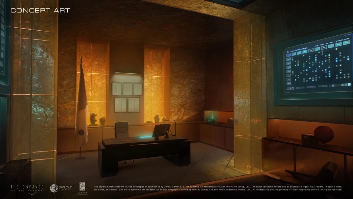 Owlcat Games намекает на политические интриги в The Expanse: Osiris Reborn