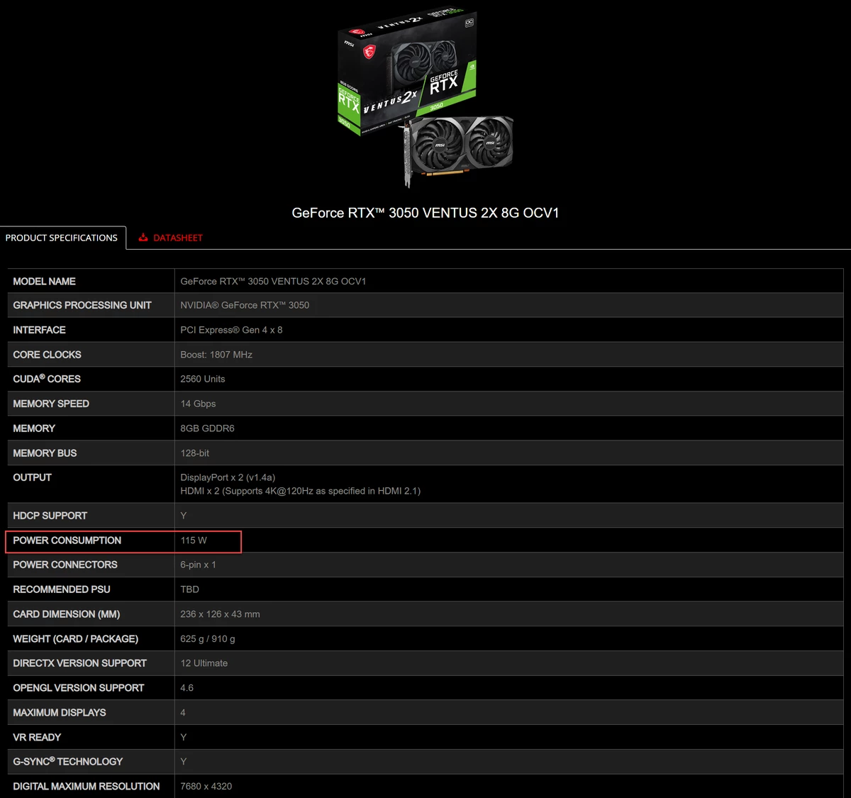 NVIDIA снизила потребление RTX 3050 на 15 Вт при переводе видеокарты на чипы AD107 NVIDIA снизила потребление RTX 3050 на 15 Вт при переводе видеокарты на чипы AD107