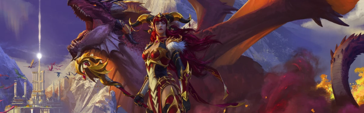 Меню входа в игру и главная музыкальная тема World of Warcraft: Dragonflight