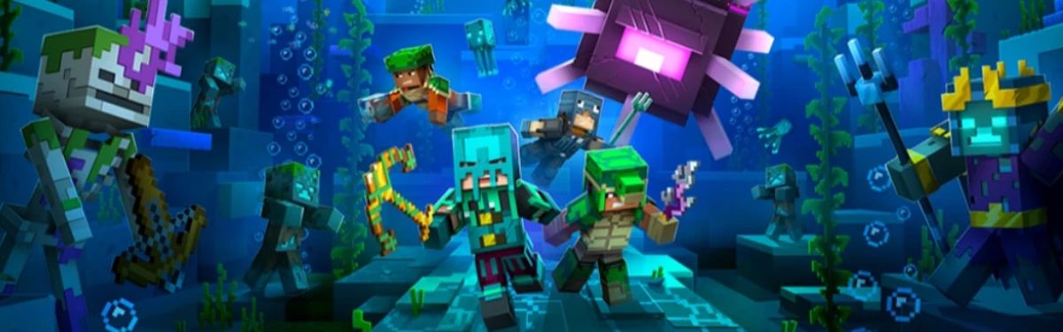 Minecraft Dungeons - Анонсировано “подводное” дополнение “Hidden Depths” Minecraft Dungeons - Анонсировано “подводное” дополнение “Hidden Depths”