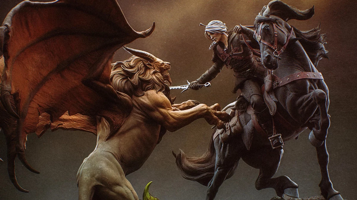 Шикарная цифровая фигурка Цири из The Witcher 4 — фанаты уже в нетерпении