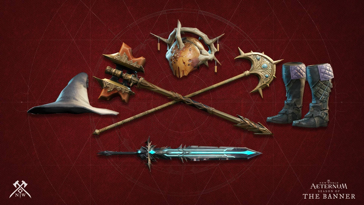 Команда New World: Aeternum рассказала о новых и измененных артефактах Season of the Banner Команда New World: Aeternum рассказала о новых и измененных артефактах Season of the Banner