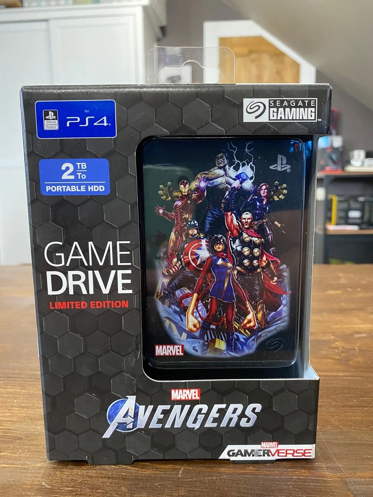 Внешний жесткий диск для консоли PlayStation 4 — Game Drive Seagate 2TБ Avengers Assemble Внешний жесткий диск для консоли PlayStation 4 — Game Drive Seagate 2TБ Avengers Assemble