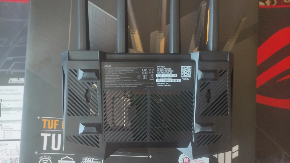 Обзор геймерского роутера ASUS TUF Gaming AX3000 V2 Обзор геймерского роутера ASUS TUF Gaming AX3000 V2