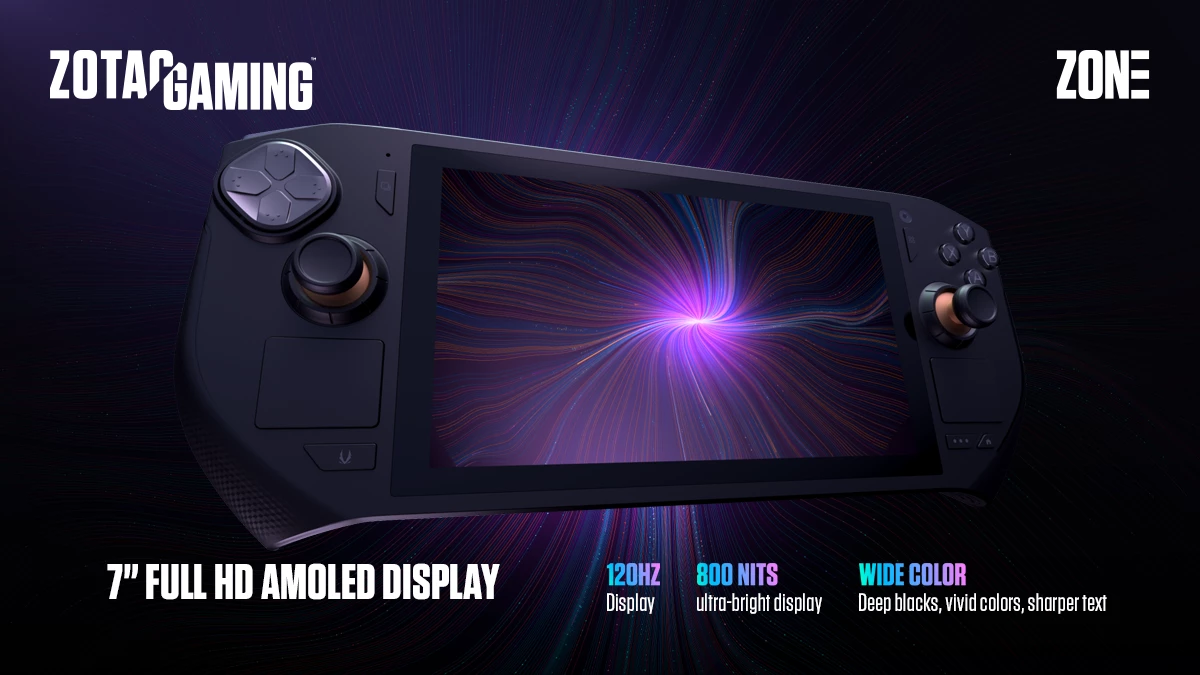 Консоль ZOTAC ZONE с OLED-экраном поступила в продажу Консоль ZOTAC ZONE с OLED-экраном поступила в продажу