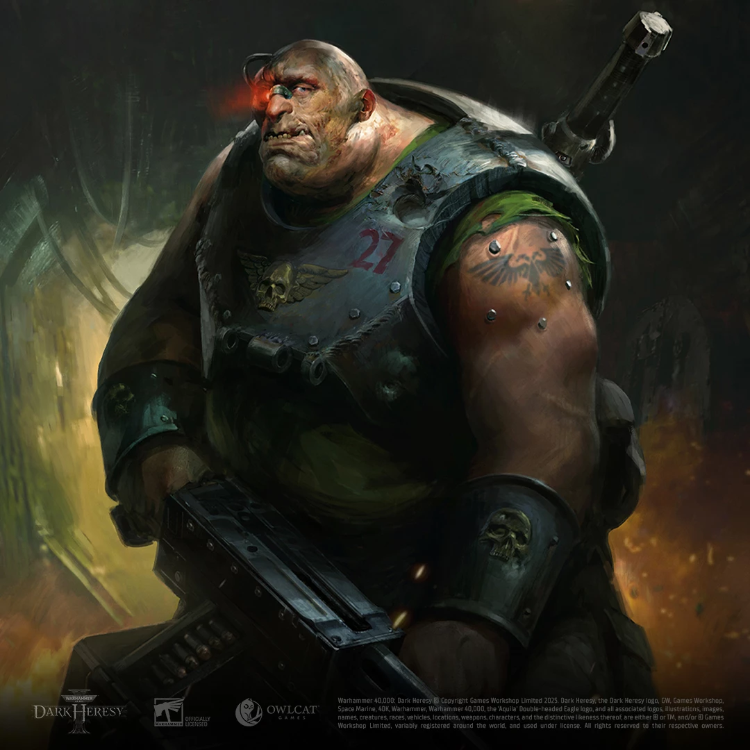 Команда Warhammer 40,000: Dark Heresy рассказала о красавце-огрине Когге Команда Warhammer 40,000: Dark Heresy рассказала о красавце-огрине Когге