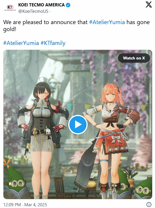 JRPG Atelier Yumia ушла на золото! JRPG Atelier Yumia ушла на золото!