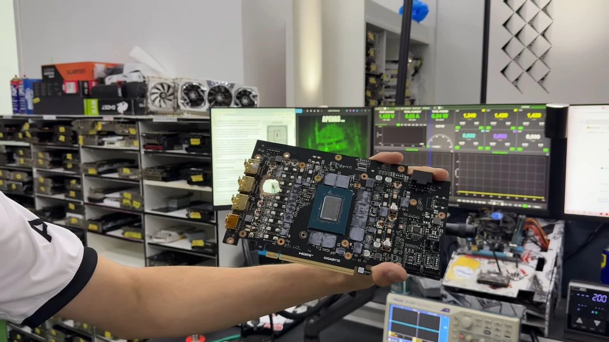 Энтузиаст вернул к жизни буквально дырявую RTX 5070 Ti с помощью Radeon RX 580 Энтузиаст вернул к жизни буквально дырявую RTX 5070 Ti с помощью Radeon RX 580