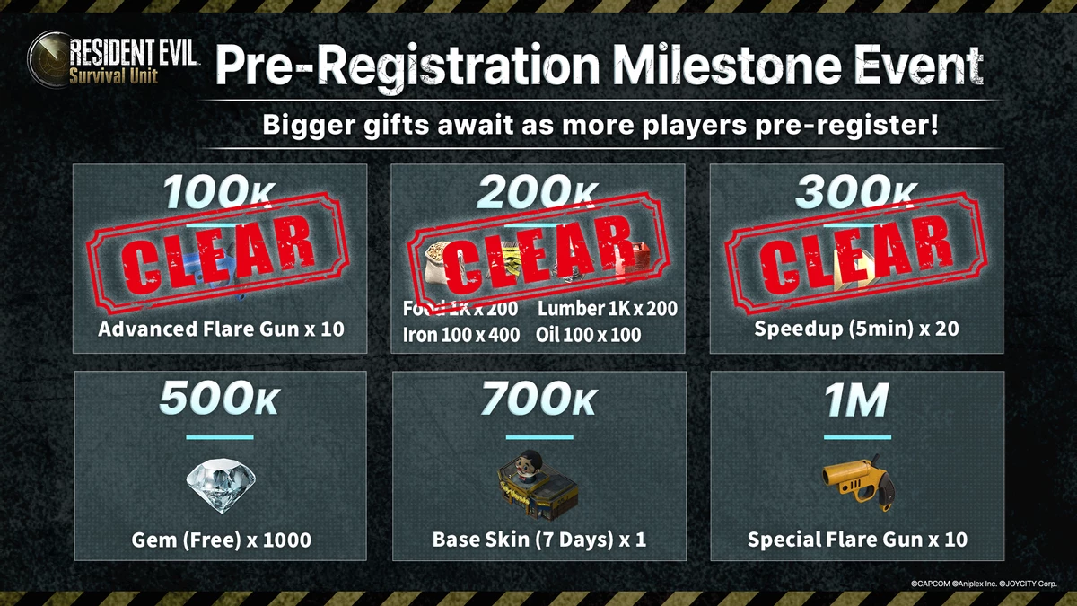 Количество предрегистраций в Resident Evil Survival Unit превысило 300 тысяч за две недели Количество предрегистраций в Resident Evil Survival Unit превысило 300 тысяч за две недели