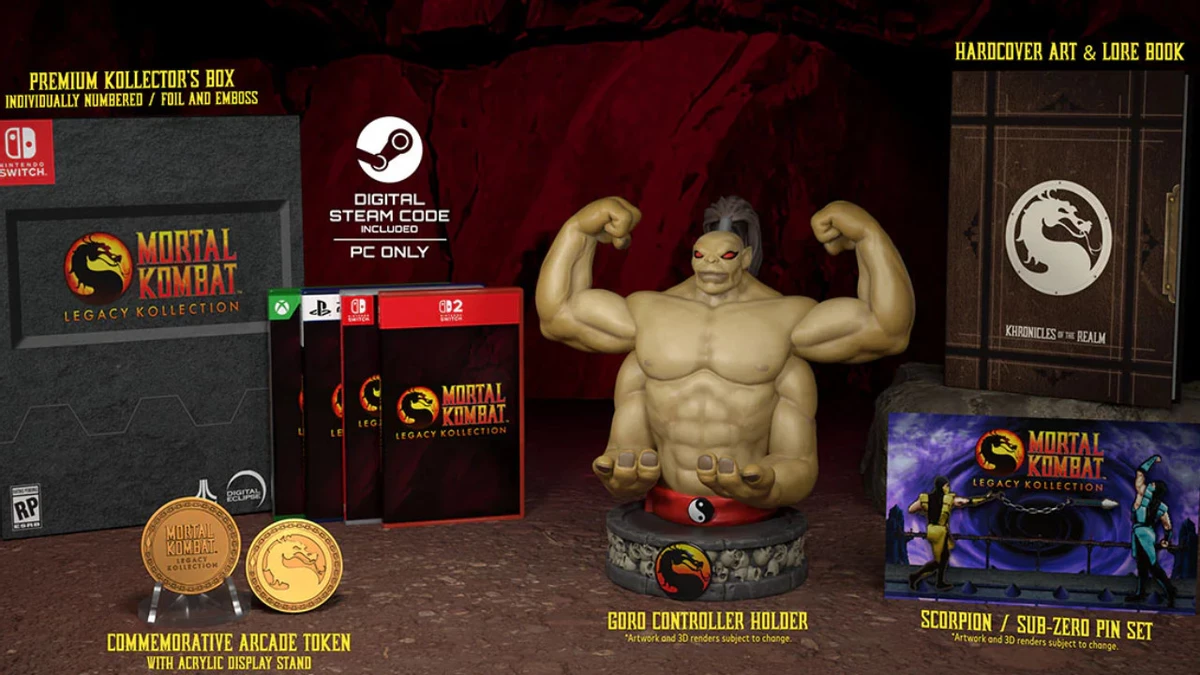 Mortal Kombat: Legacy Kollection выйдет на дисках, смотрим трейлер и покупаем