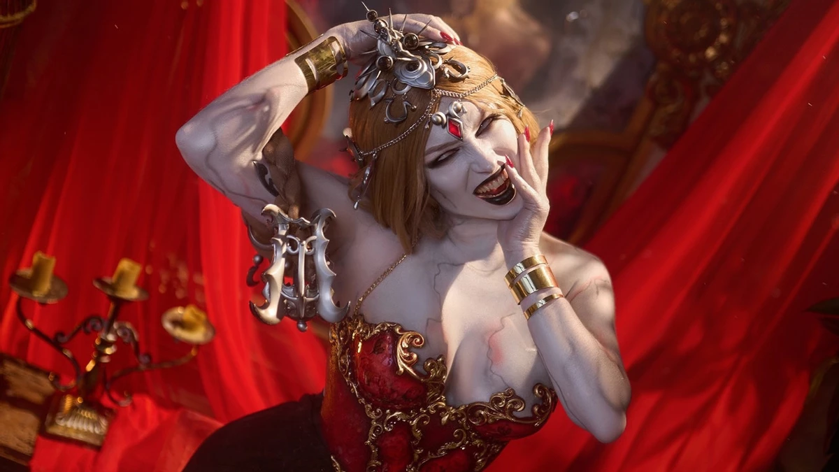Суперский косплей Орин Алой из Baldur's Gate 3 от Lady Melamori Суперский косплей Орин Алой из Baldur's Gate 3 от Lady Melamori