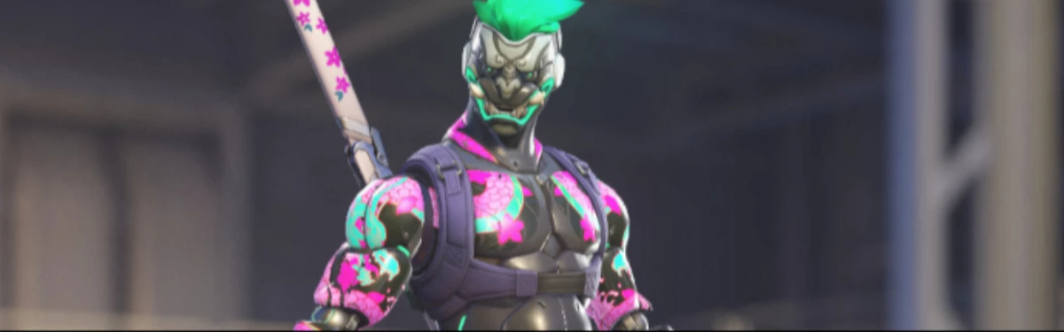 Первым мифическим скином в Overwatch 2 стал облик кибердемона для Гэндзи