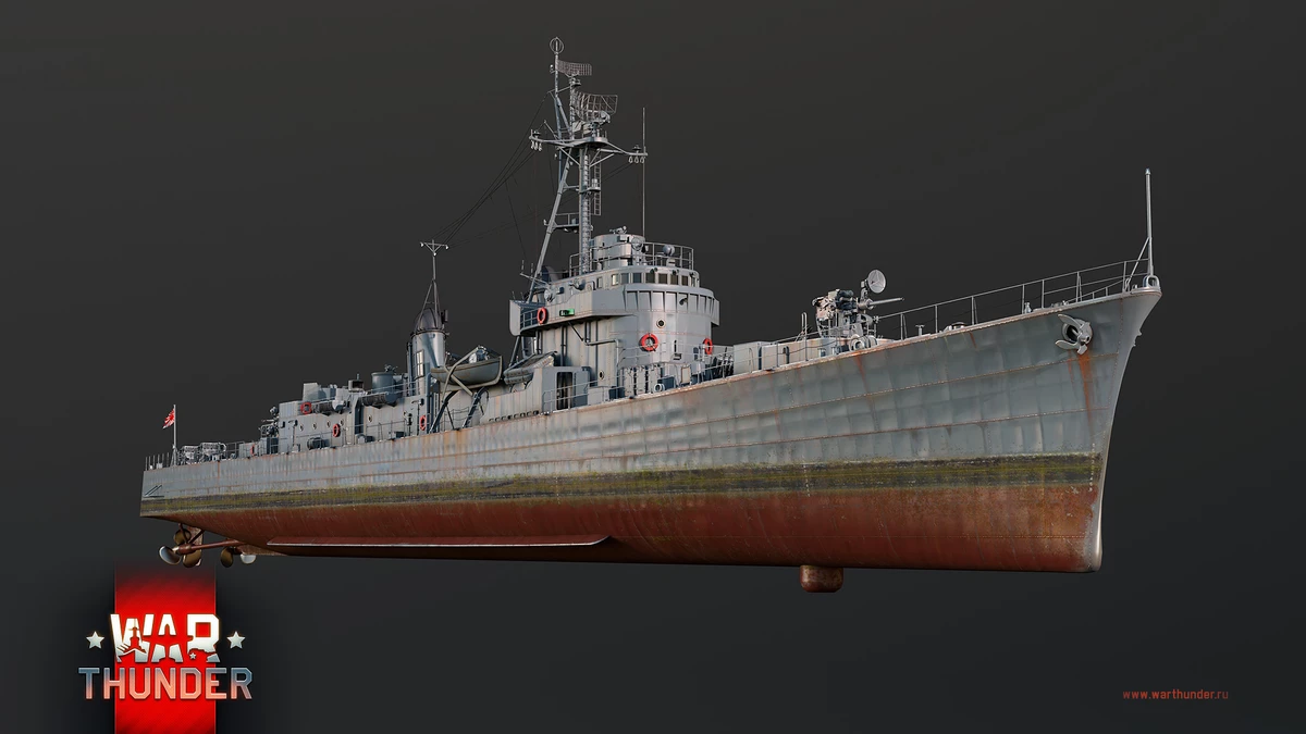 War Thunder - Японский эскортный эсминец и французский тяжелый танк War Thunder - Японский эскортный эсминец и французский тяжелый танк