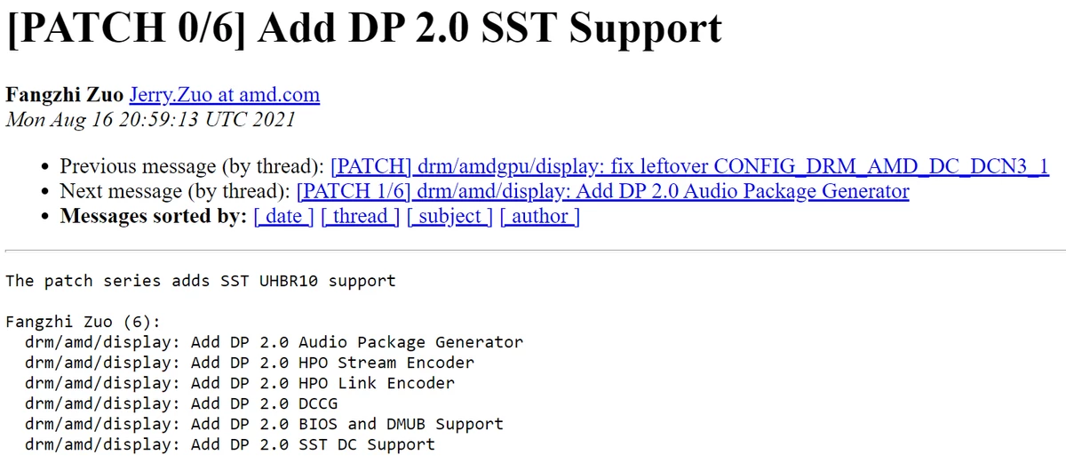 Видеокарты AMD RDNA3 будут использовать порты DisplayPort 2.0 Видеокарты AMD RDNA3 будут использовать порты DisplayPort 2.0