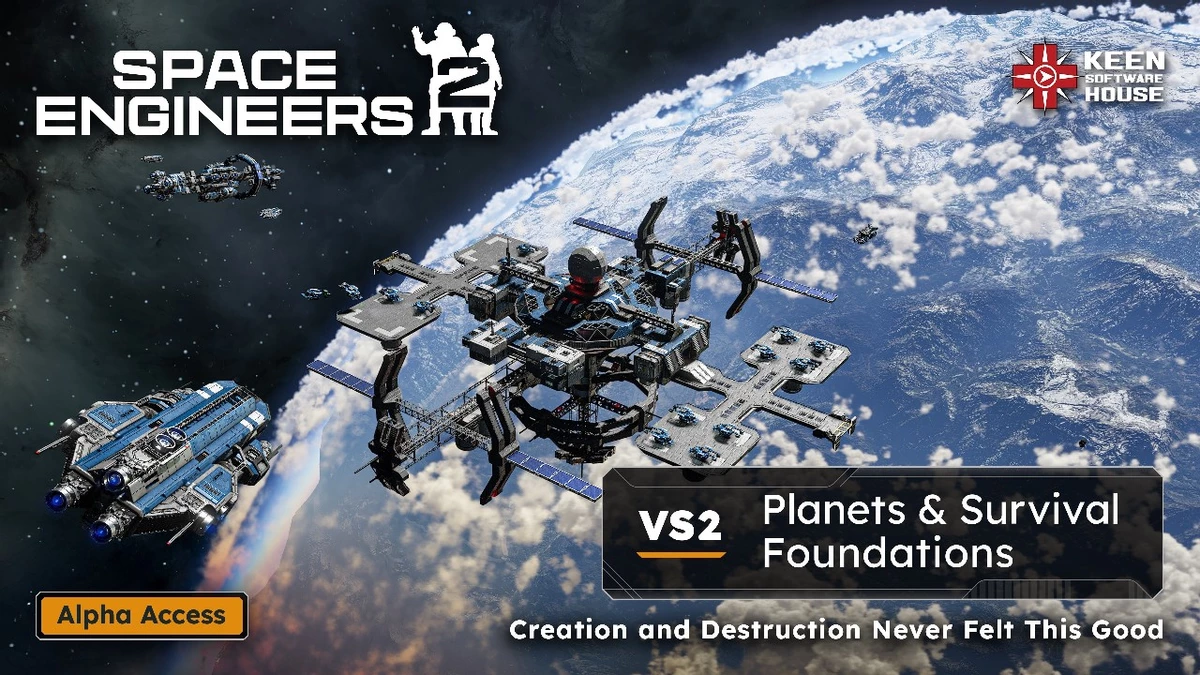 Для Space Engineers 2 вышло ключевое обновление — игроки отправляются в систему Almagest