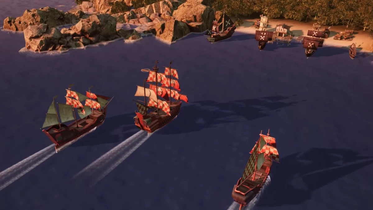 Обзорный трейлер игрового процесса Republic of Pirates на консолях Обзорный трейлер игрового процесса Republic of Pirates на консолях