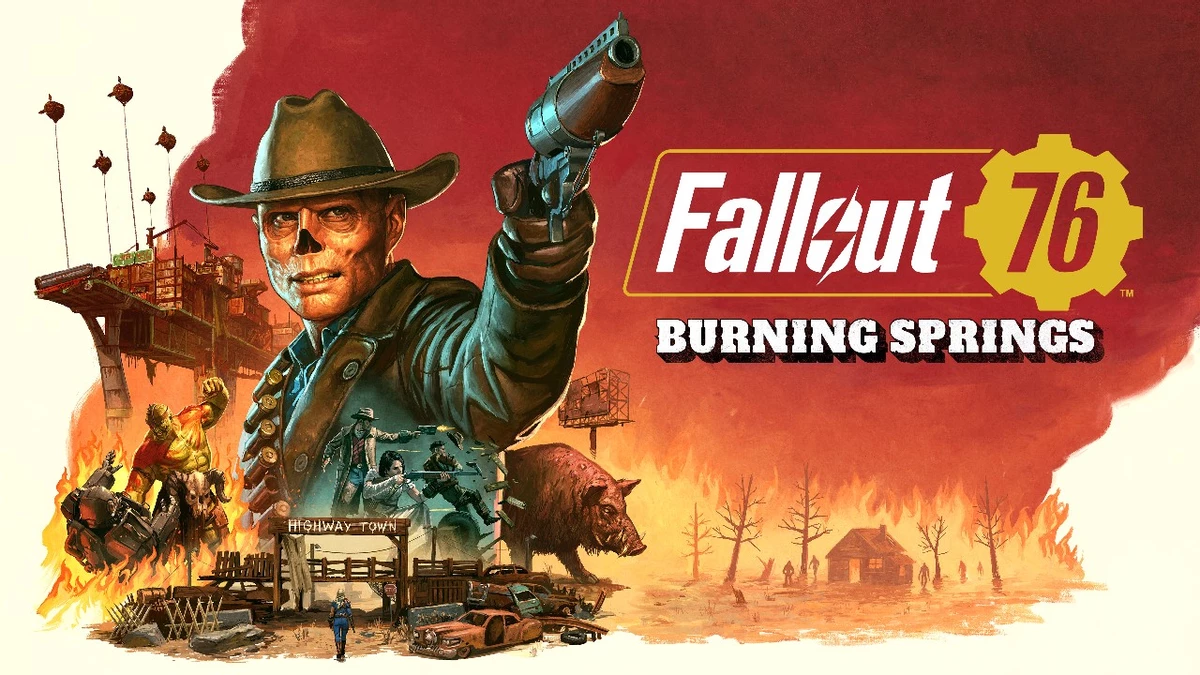 В Fallout 76 появилось крупнейшее расширение карты — регион Burning Springs