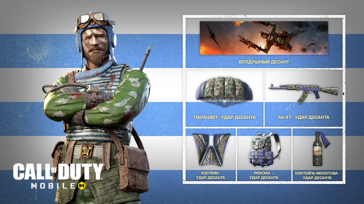 Call of Duty: Mobile - Ко Дню ВДВ стал доступен набор “Воздушный десант” Call of Duty: Mobile - Ко Дню ВДВ стал доступен набор “Воздушный десант”