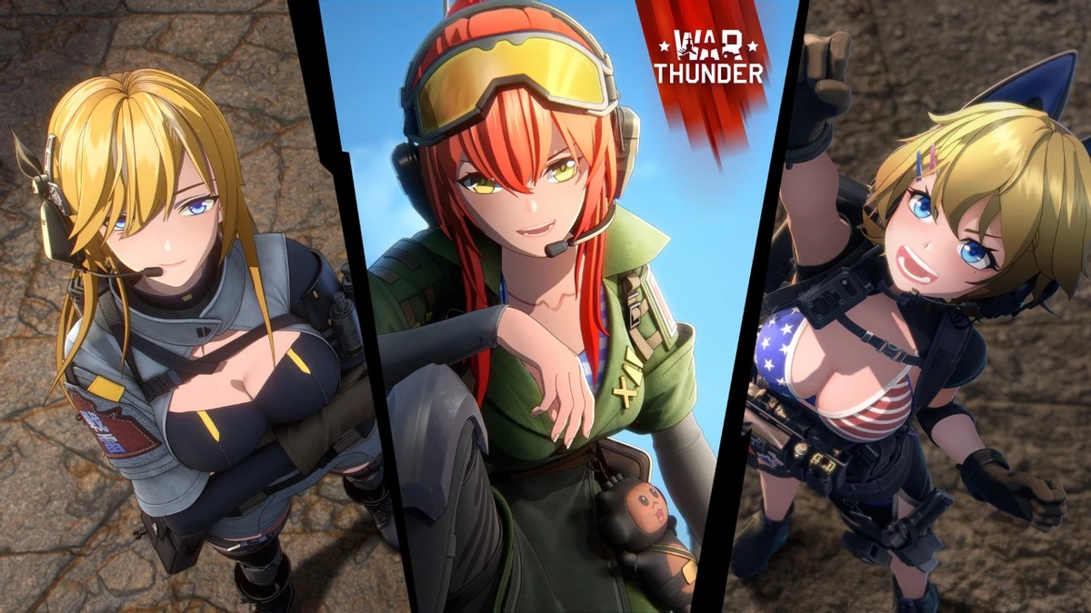Аниме девушки из Senrai Maidens посетят военный симулятор War Thunder, но только на постерах Аниме девушки из Senrai Maidens посетят военный симулятор War Thunder, но только на постерах