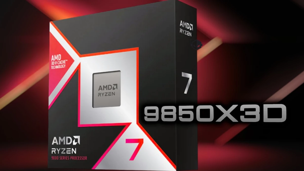 AMD Ryzen 7 9850X3D оказался на 18% быстрее, чем 7800X3D и на ~5% быстрее 9800X3D