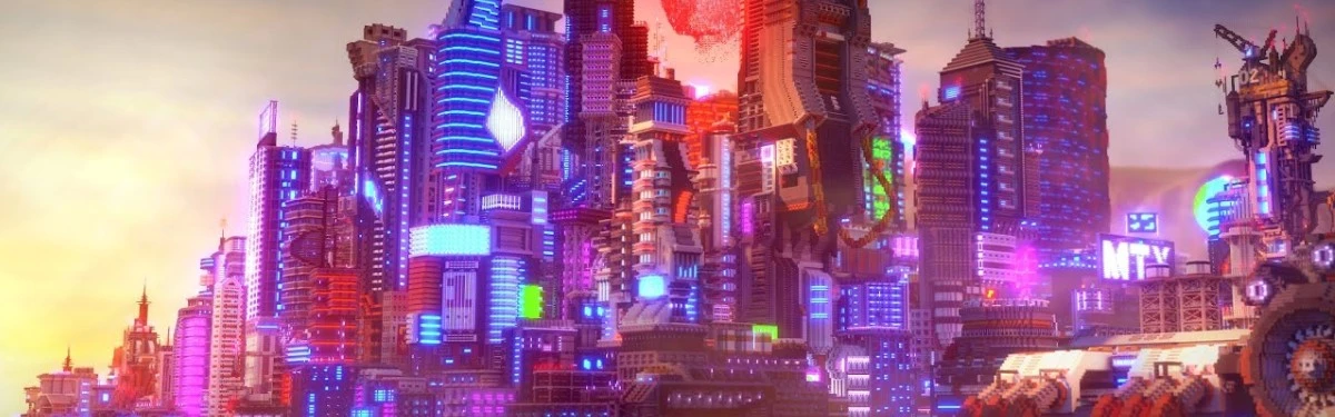 Minecraft - В игре построили Найт-Сити из Cyberpunk 2077 Minecraft - В игре построили Найт-Сити из Cyberpunk 2077