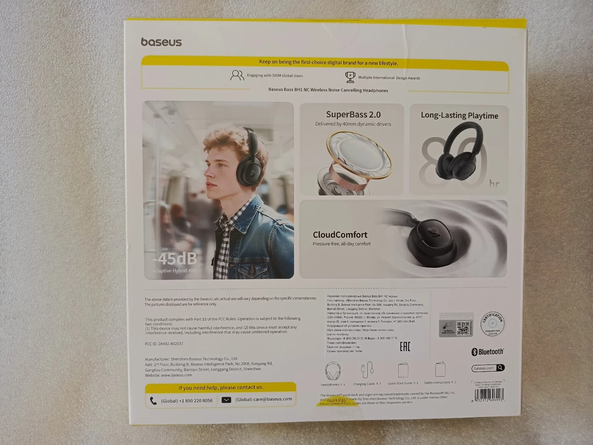 Обзор беспроводных наушников  Baseus Bass BH1 NC: великолепная бюджетная гарнитура с богатыми возможностями