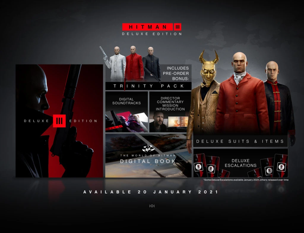 Hitman III - Объявлена точная дата релиза Hitman III - Объявлена точная дата релиза