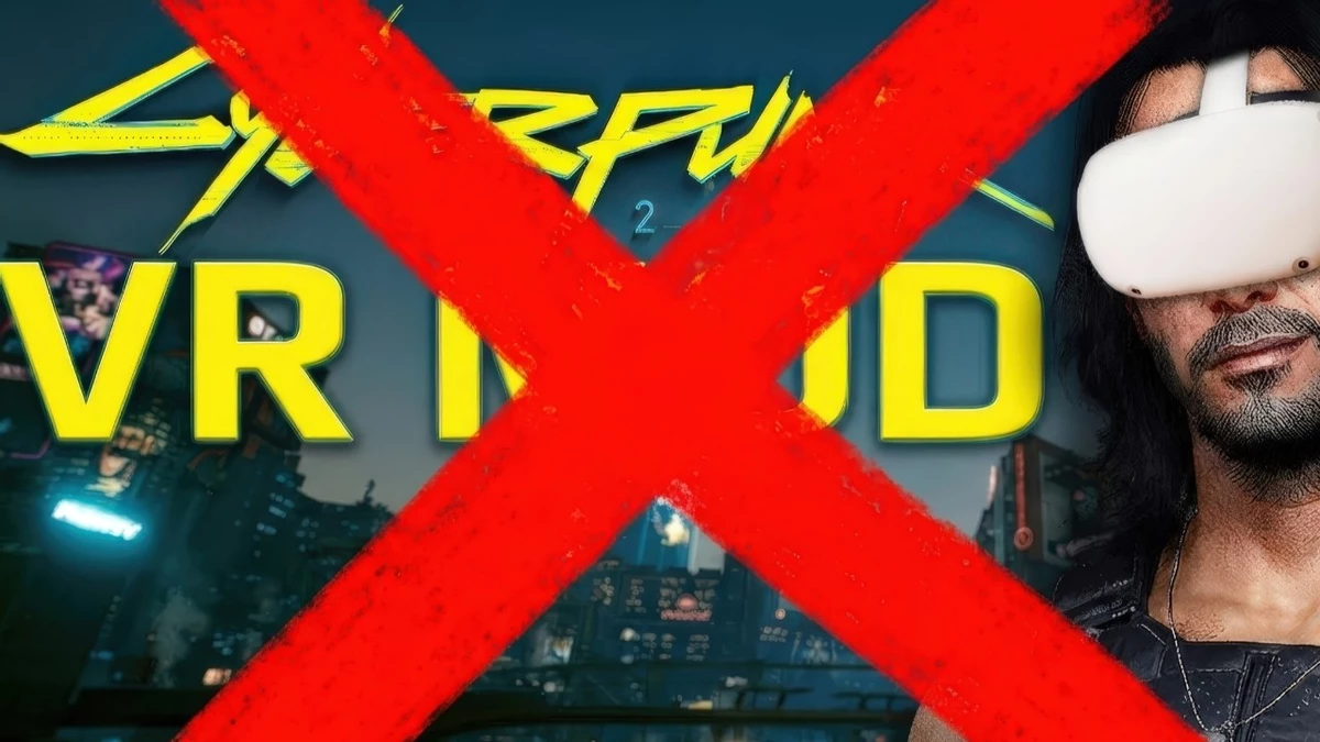 CDPR удалили VR-мод для Cyberpunk 2077 из-за его платности