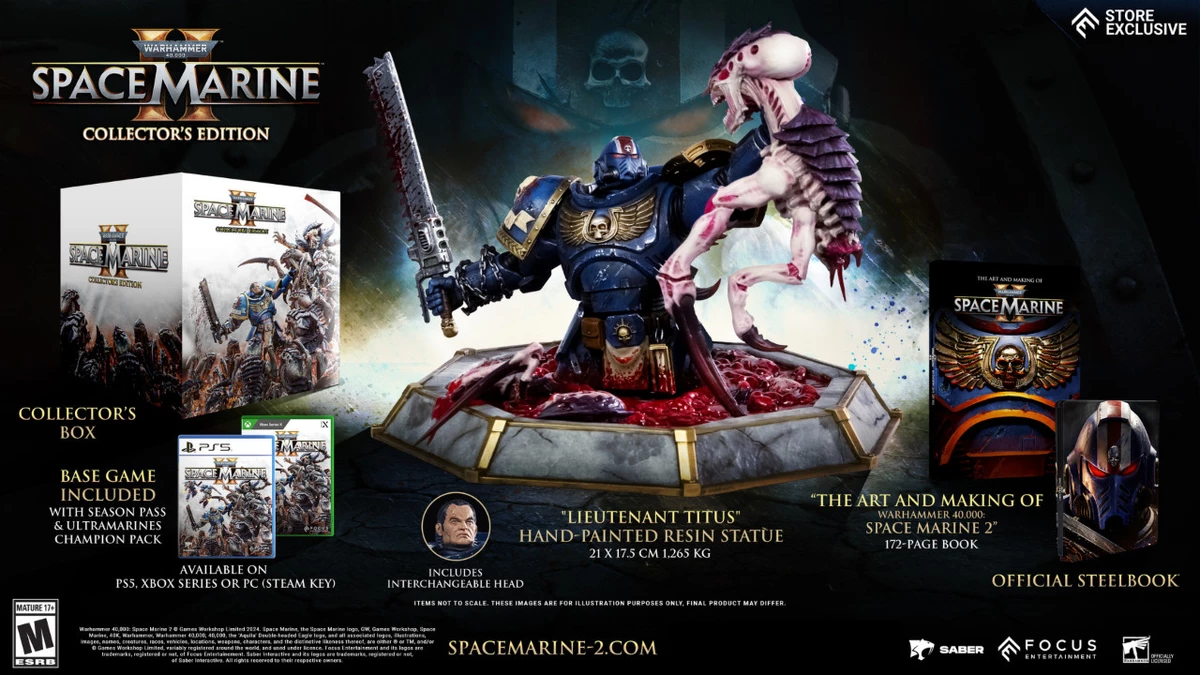 Коллекционное издание Space Marine 2 вновь доступно для покупки на короткий промежуток времени Коллекционное издание Space Marine 2 вновь доступно для покупки на короткий промежуток времени